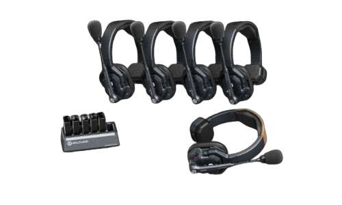 Wireless intercom headsets